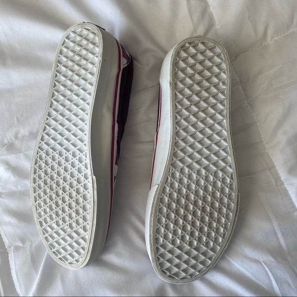 Purple Checkered Vans - Picture 4 of 5